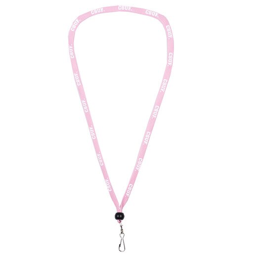 CSUF Shoelace Lanyard - Pink